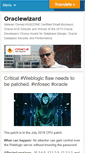 Mobile Screenshot of oraclewizard.com